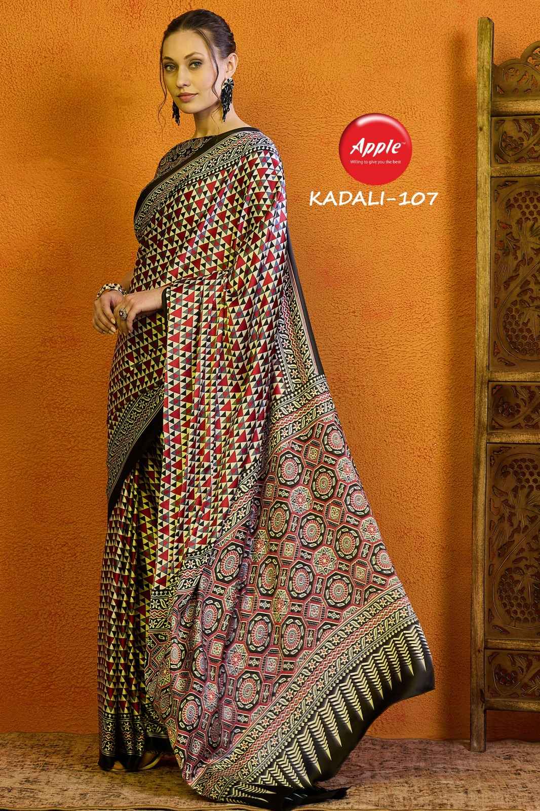 Apple Kadali Vol -01 Modal Satin Saree (8 Pc Catalog)