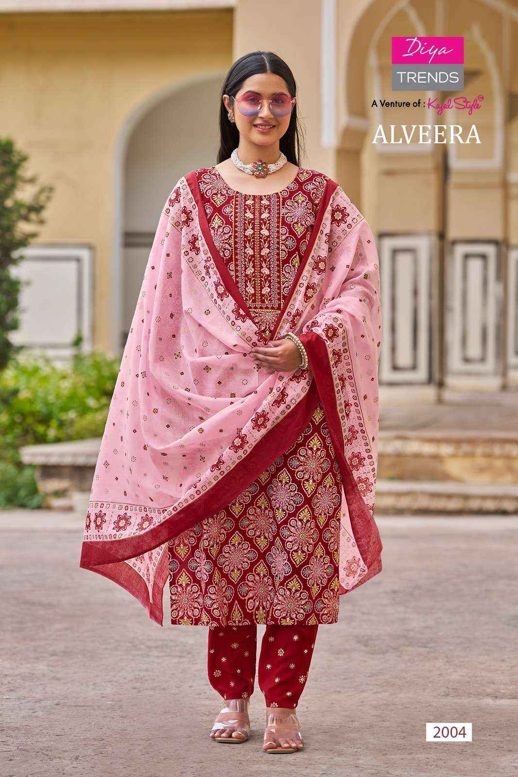 Diya Trends Alveera Rayon Kurti Combo 12 pcs Catalogue