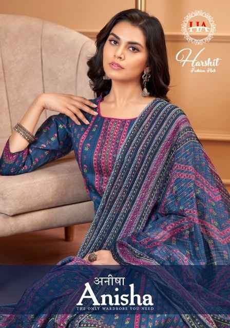 Harshit Fashion Hub Anisha Cotton Dress Material 8 pcs Catalogue