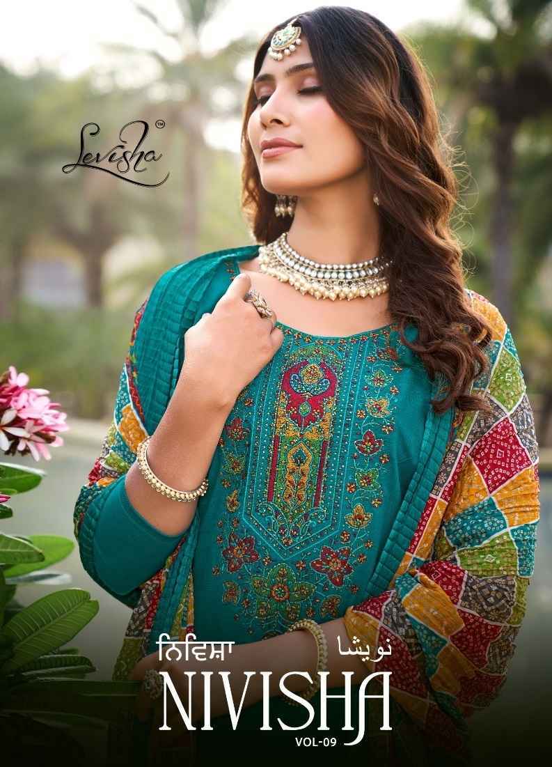 Levisha Nivisha Vol 9 Rayon Dress Material 8 pcs Catalogue