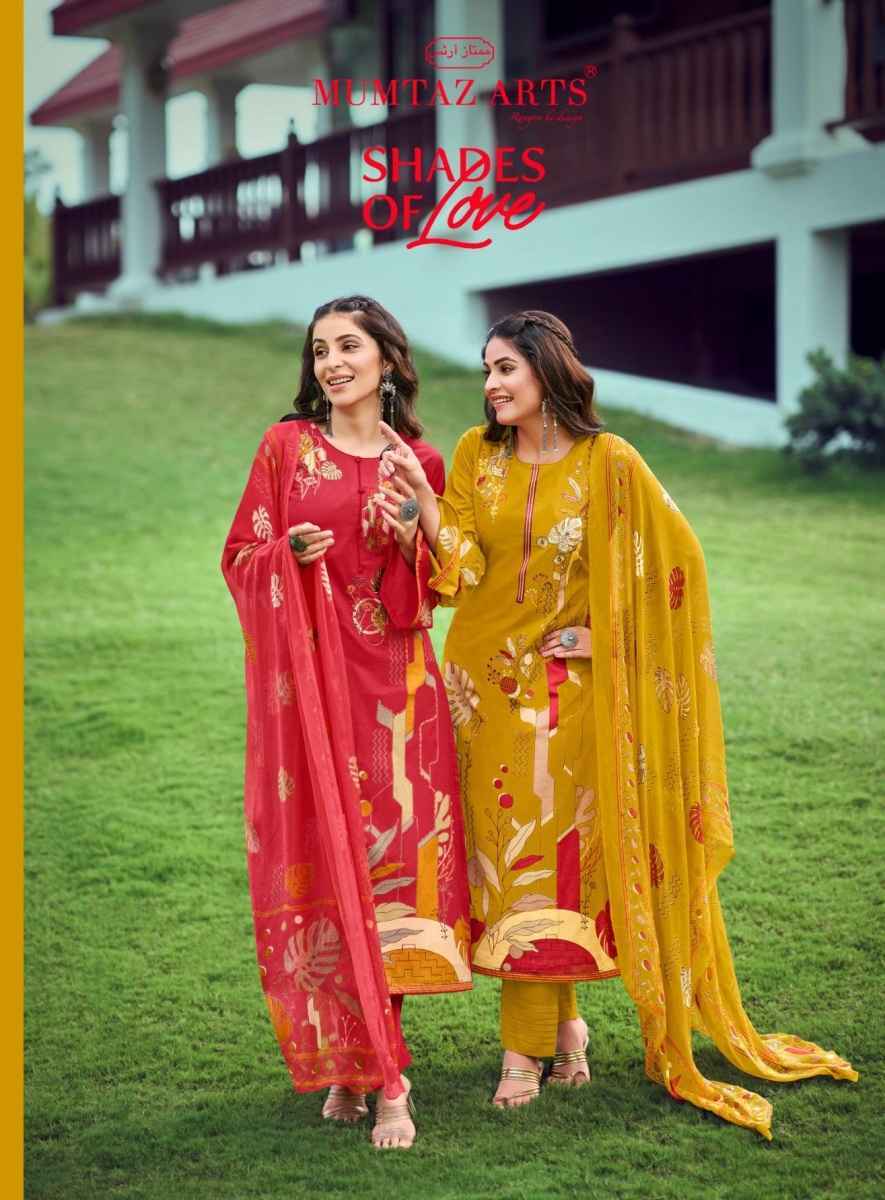 Mumtaz Arts Shades Of Love Cotton Dress Material (4 pcs Catalogue)