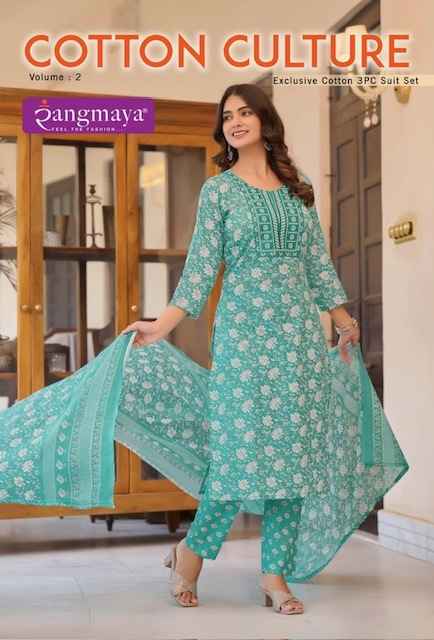 Rangmaya Cotton Culture Vol-2 Cotton Readymade Suit (07 pcs Catalogue)