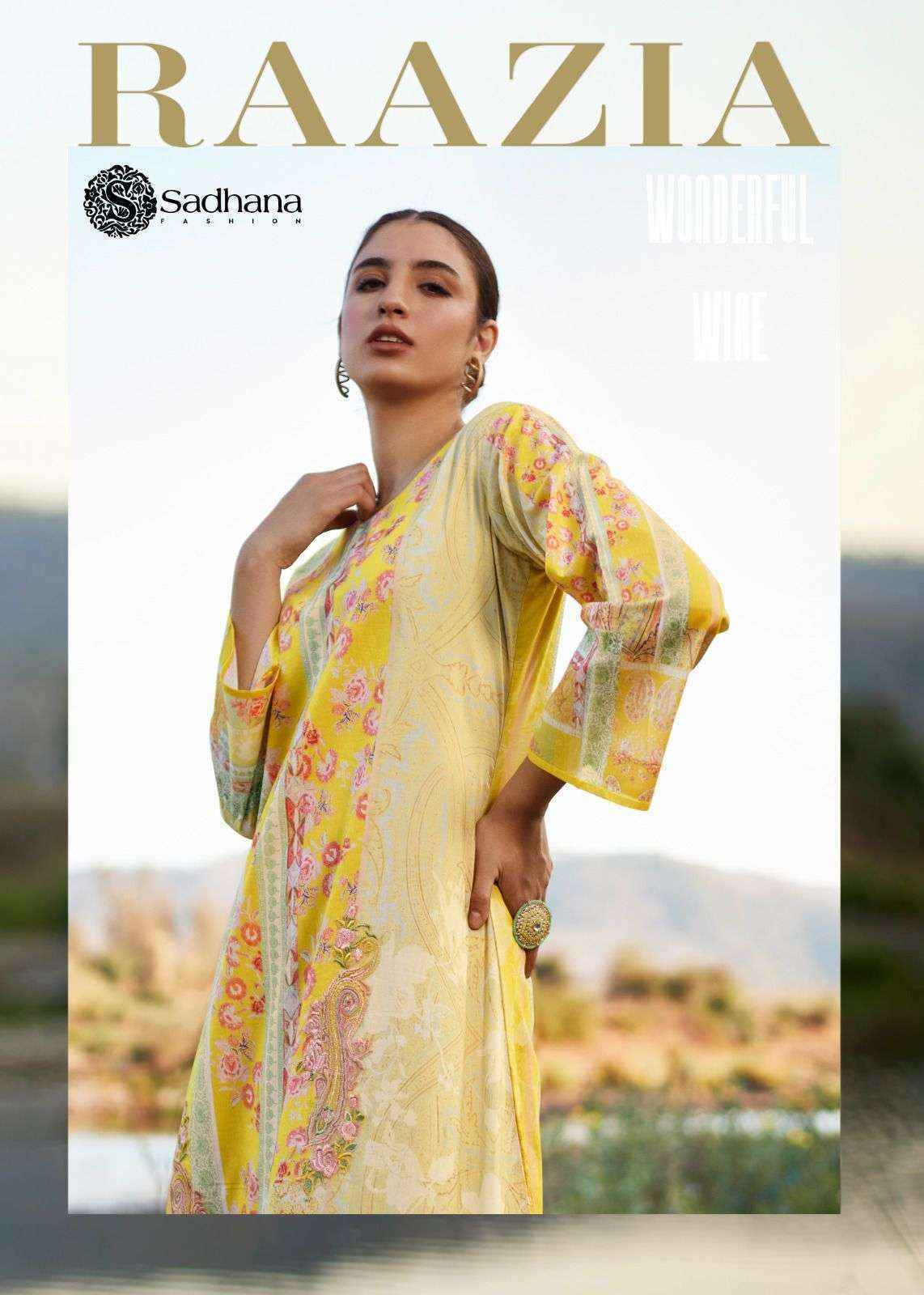 Sadhana Fashion Raazia Lawn Cotton Dress Material (8 pcs Catalogue)