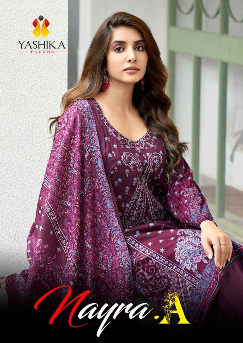 Yashika Trends Nayra A Cotton Dress Material (8 pcs Catalogue)