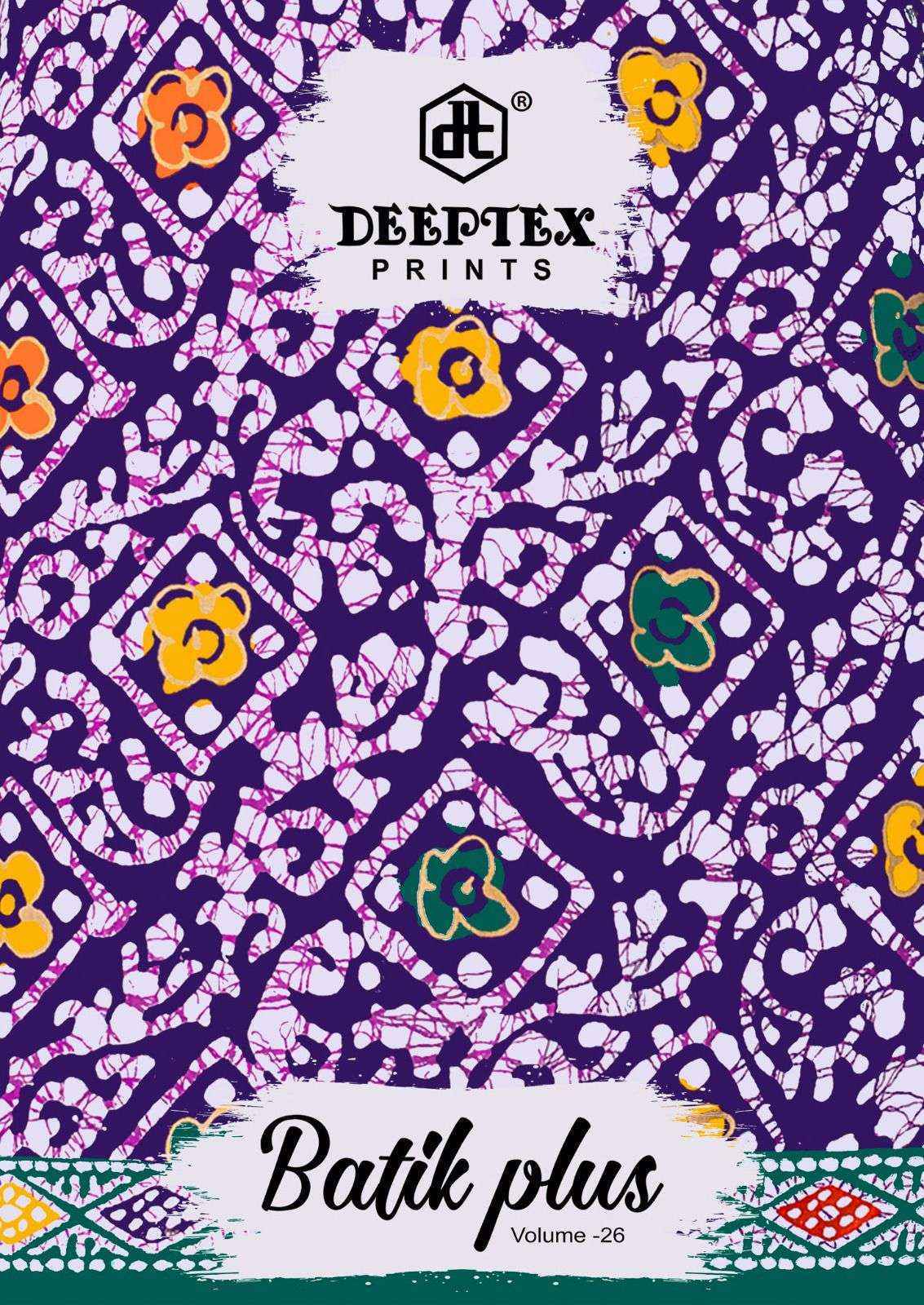 Deeptex Batik Plus Vol-26 Cotton Dress Material (10 pcs Catalogue)