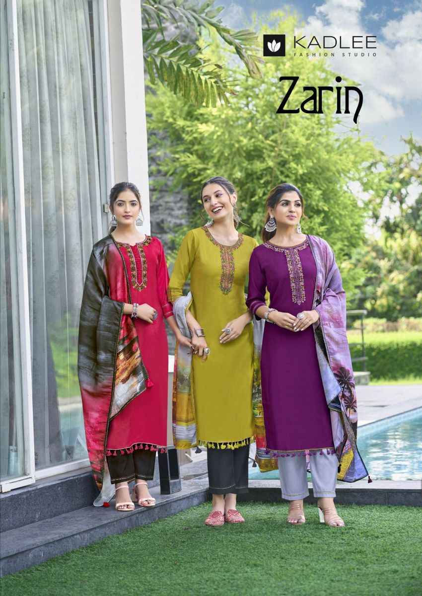 Kadlee Zarin Viscose Readymade Suit (6 pcs Catalogue)