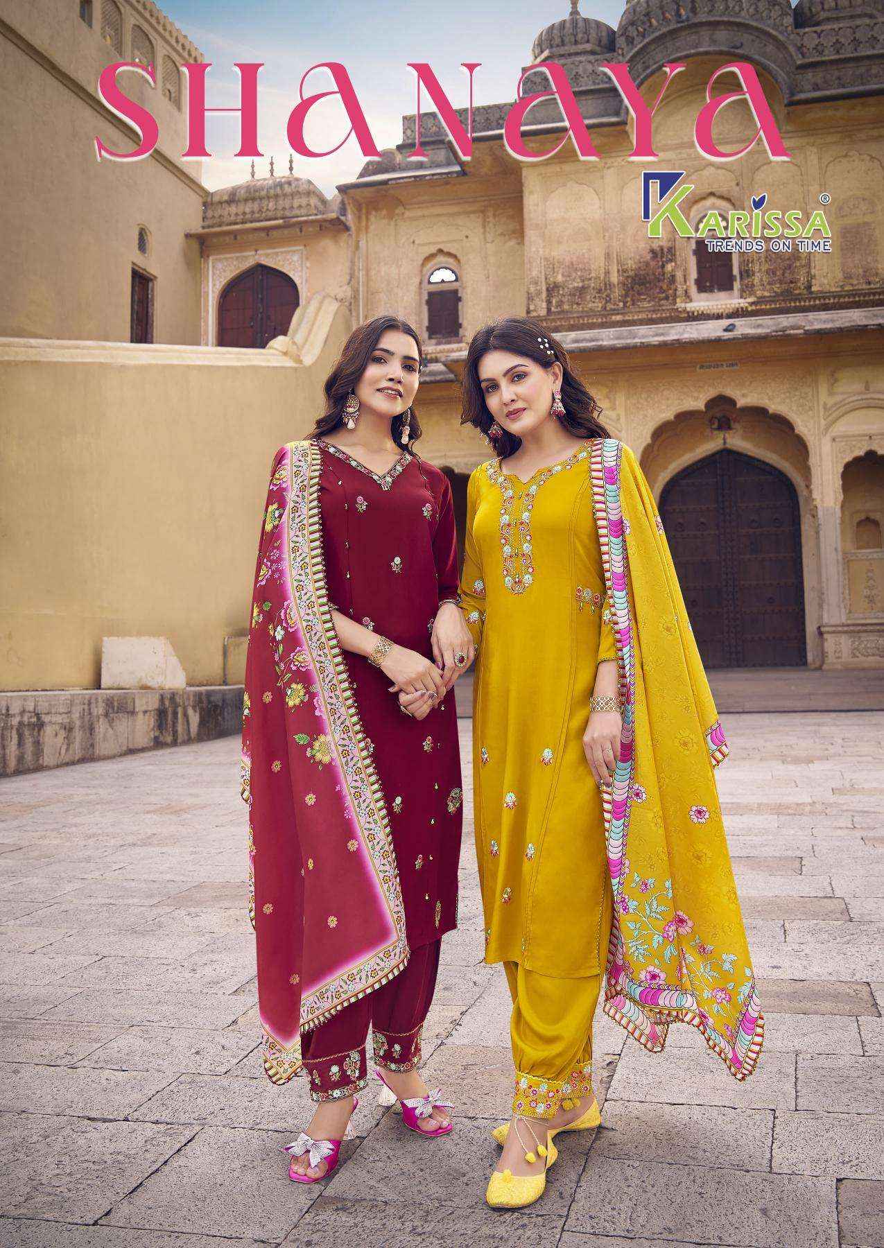 Karissa Shanaya Afghani Readymade Suit (6 pcs Catalogue)