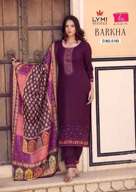 Lymi Barkha Viscose Readymade Suit (4 pcs Catalogue)