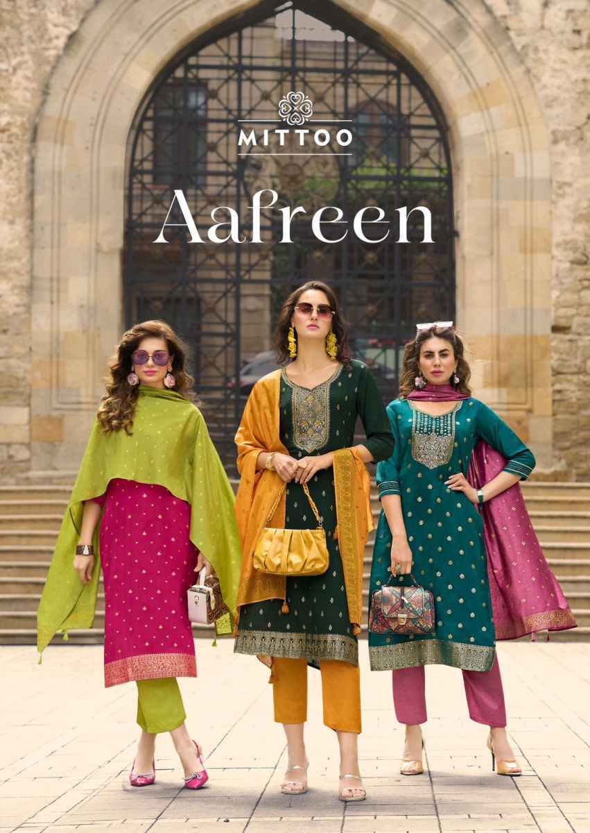 Mittoo Aafreen Muslin Readymade Suit (6 pcs Catalogue)