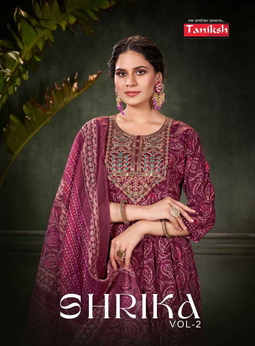 Taniksh Shrika Vol-2 Muslin Readymade Suit (8 pcs Catalogue)