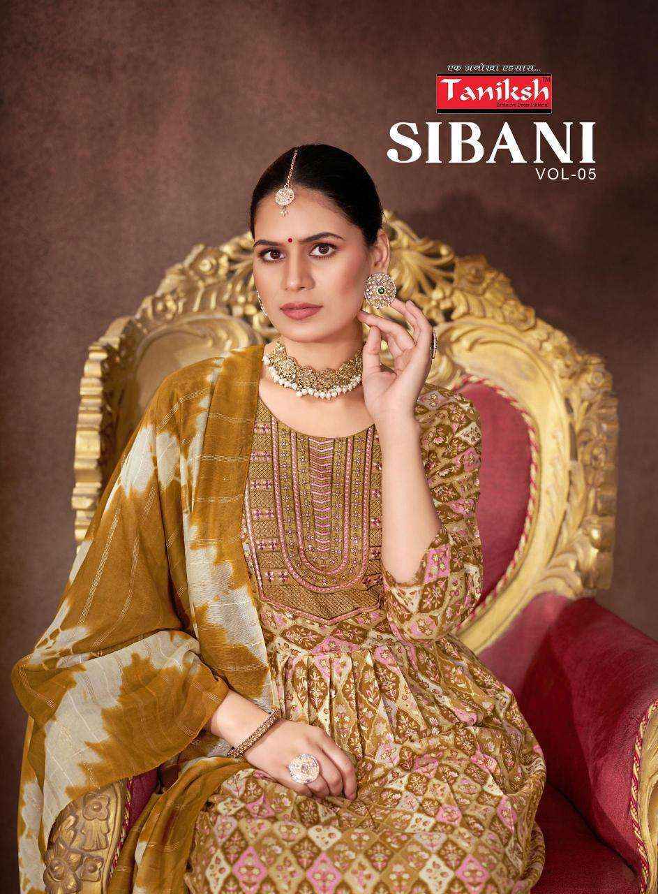 Taniksh Sibani Vol-5 Rayon Readymade Suit (8 pcs Catalogue)