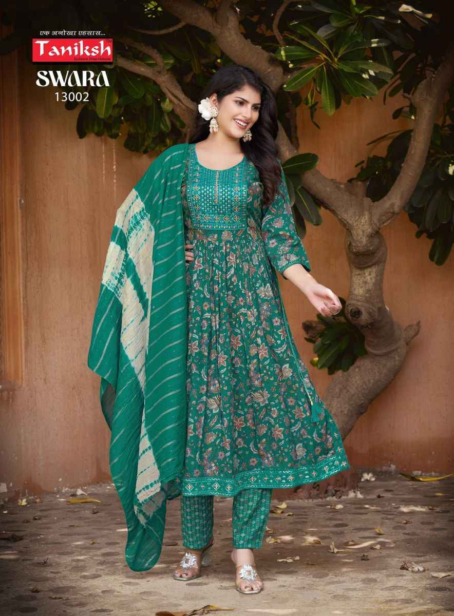 Taniksh Swara Vol-13 Reyon Readymade Suit (8 pcs Catalogue)