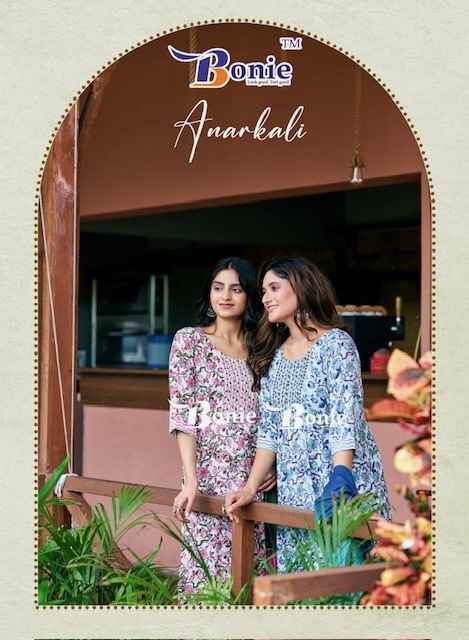 Bonie Anarkali Rayon Readymade Suit (7 pcs Catalogue)