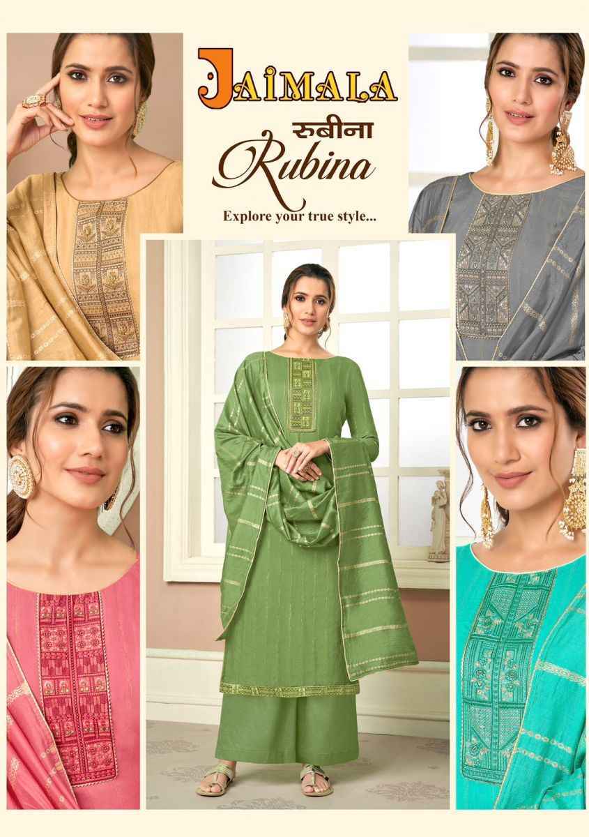 Jaimala Rubina Cotton Dress Material (6 pcs Catalogue)