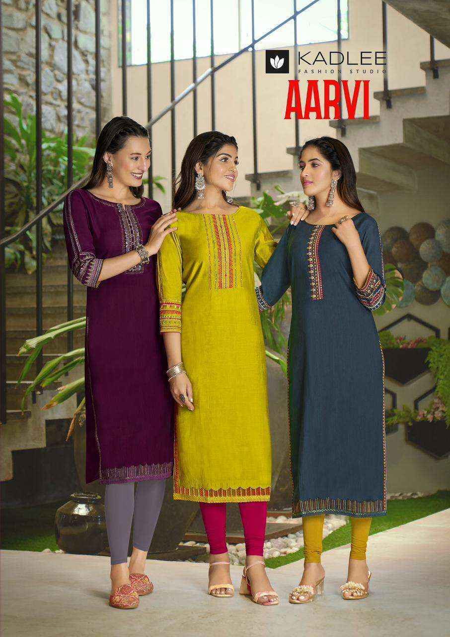 Kadlee Aarvi Viscose Kurti (6 pcs Catalogue)