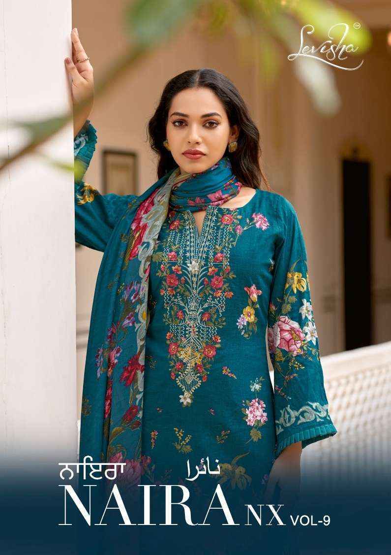 Levisha Naira Nx Vol-9 Cotton Dress Material (8 pcs Catalogue)