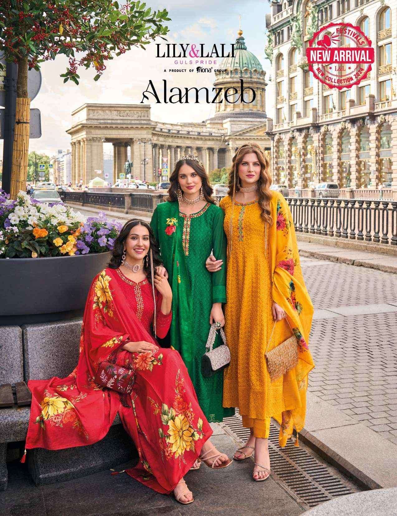 Lily & Lali Alamzeb Cotton Readymade Suit (6 psc Catalogue)