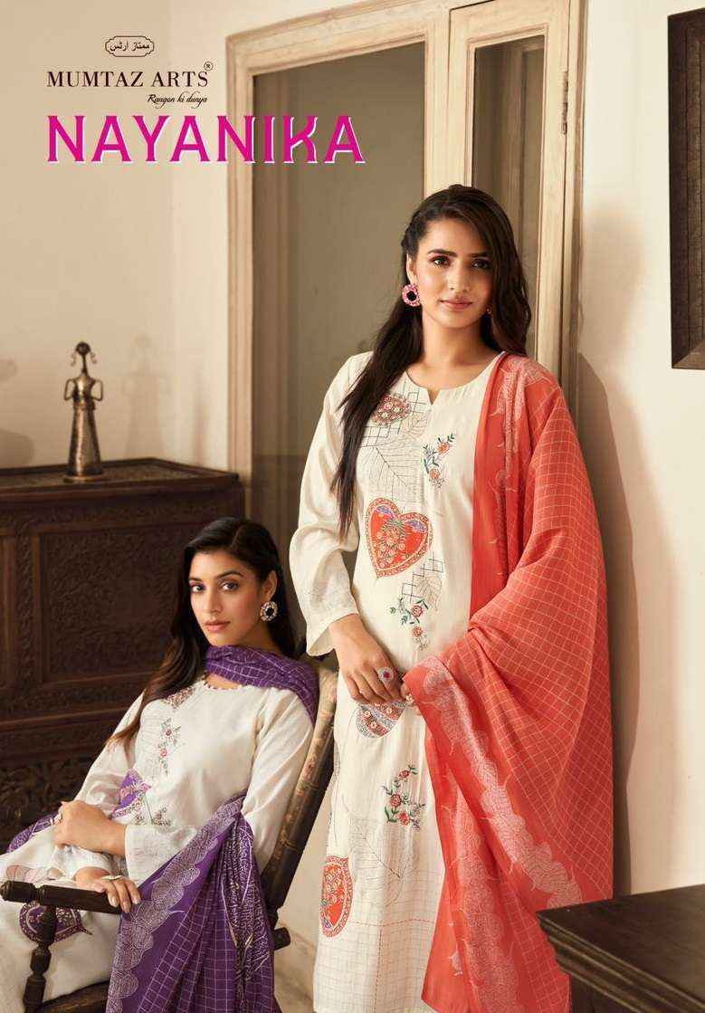 Mumtaz Arts Nayanika Viscose Dress Material (8 pcs Catalogue)