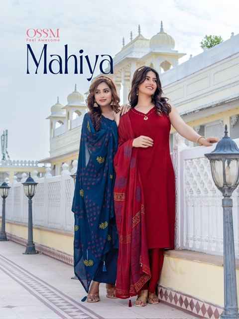 Ossm Maahiya Cotton Readymade Suit (6 pcs Catalogue)