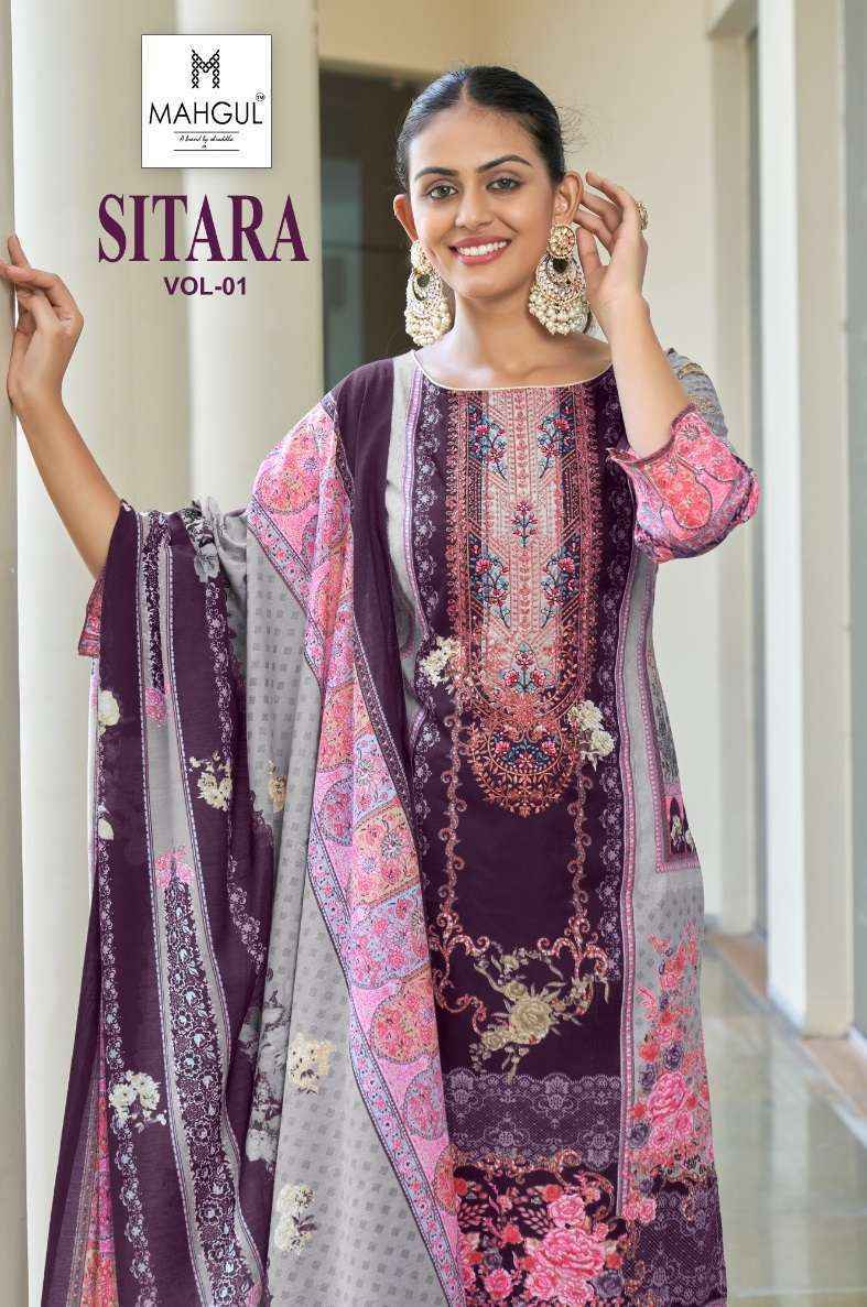 Shraddha Nx Mahgul Sitra Vol 1 Lawn Cotton Dress Material 4 pcs Catalogue