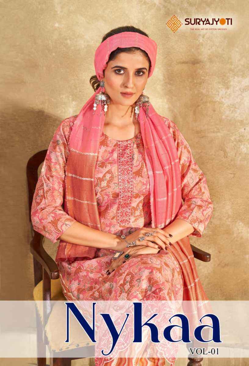 Suryajyoti Nykaa Vol-1 Modal Readymade Dress (8 pcs Catalogue)