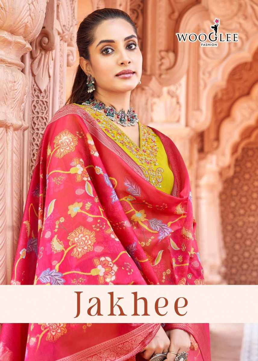 Wooglee Jakhee Viscose Readymade Suit (6 pcs Catalogue)