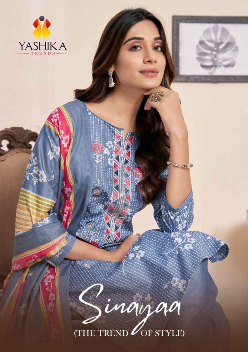 Yashika Trends Simayaa Cotton Dress Material (6 pcs Catalogue)