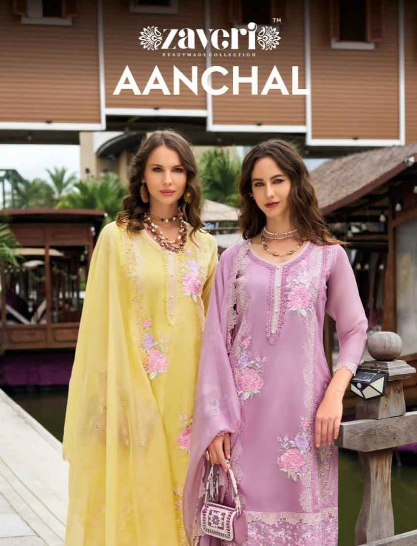 Zaveri Aanchal Cotton Readymade Dress (3 pcs Catalogue)