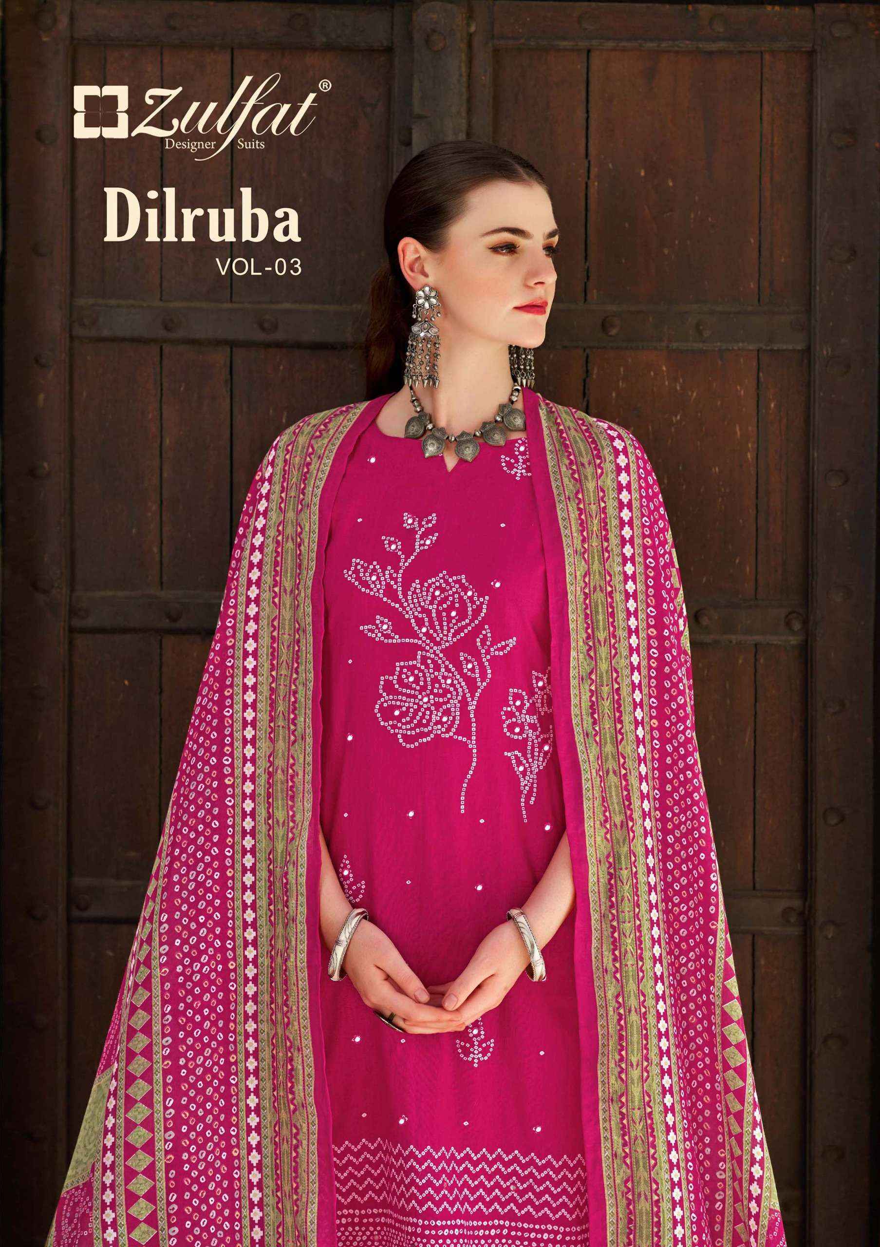 Zulfat Dilruba Vol-3 Cotton Dress Material (6 Pc Catalog)