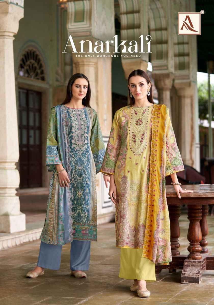 Anarkali unstitched dress material online best sale