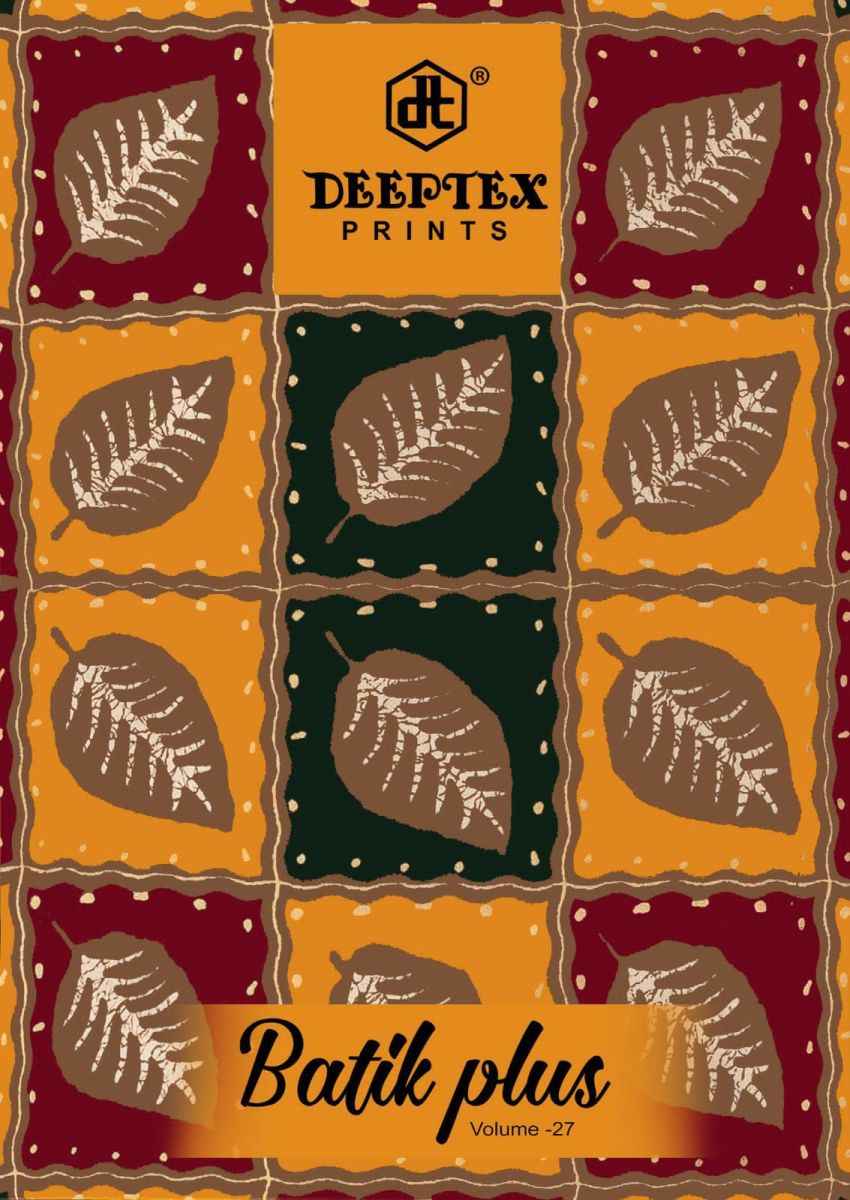 Deeptex Batik Plus Vol-27 Cotton Dress Material (10 pcs Catalogue)