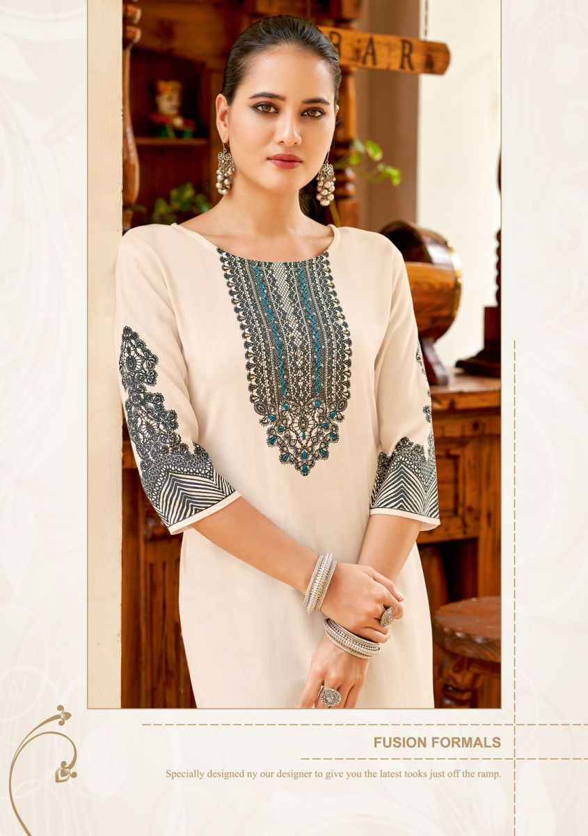 Kadlee Aneri Rayon Kurti (6 pcs Catalogue)