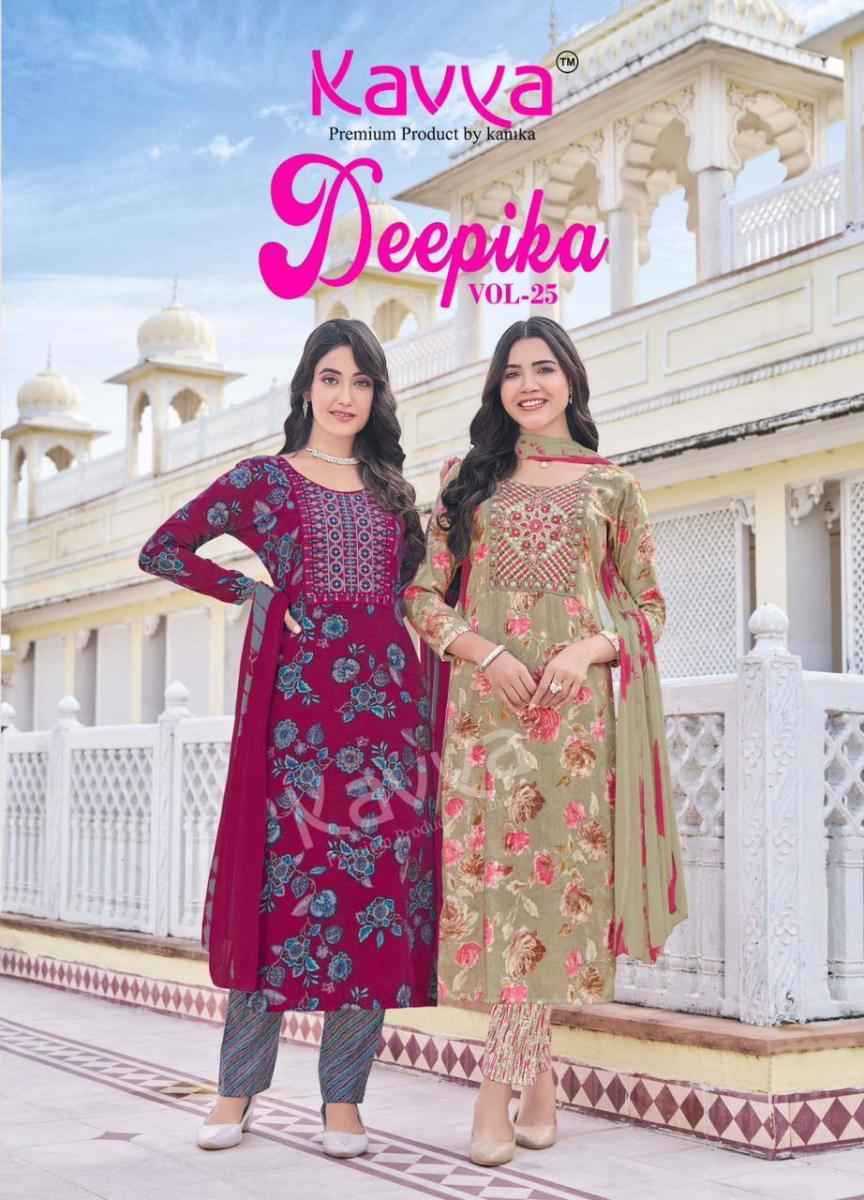 Kavya Deepika Vol-25 Cotton Readymade Suit (10 pcs Catalogue)