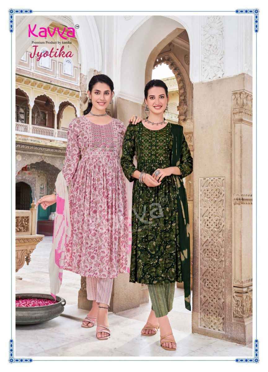 Kavya Jyotika Vol-7 Rayon Readymade Suit (10 pcs Catalogue)