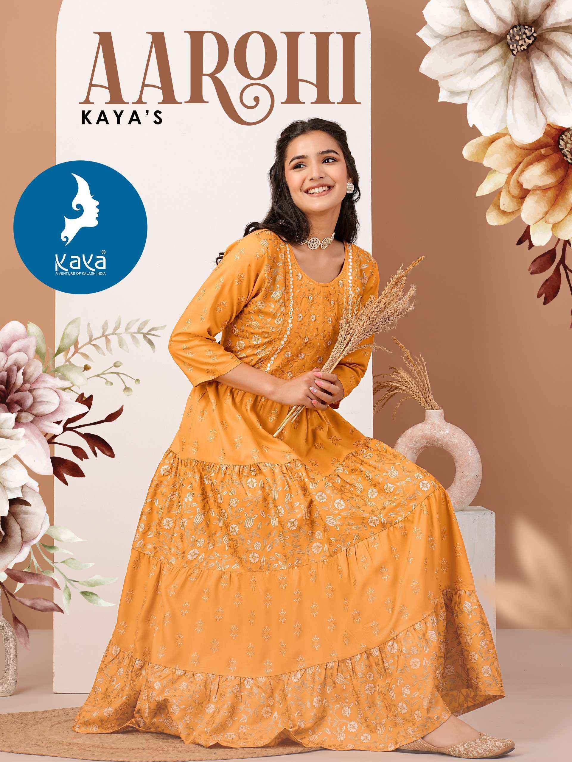 Kaya Aarohi Rayon Kurti (6 pcs Catalogue)