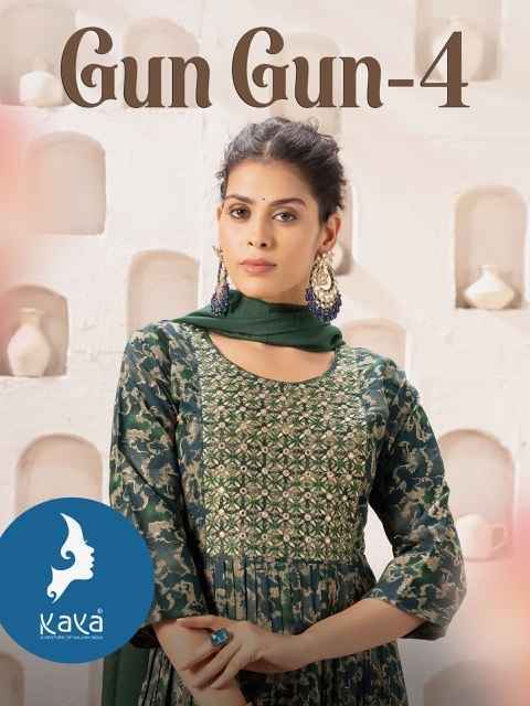 Kaya Gungun Vol-4 Cotton Readymade Suit (8 pcs Catalogue)