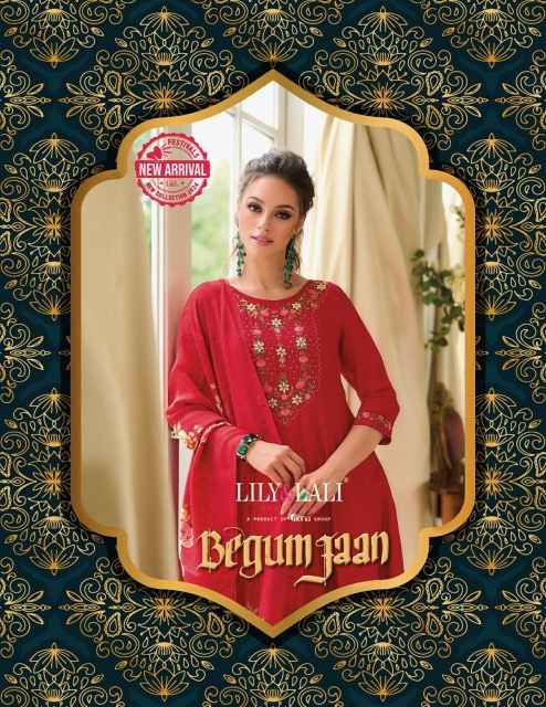 Lily & Lali Begum Jaan Silk Anarkali Style Readymade Suit (6 pcs Catalogue)