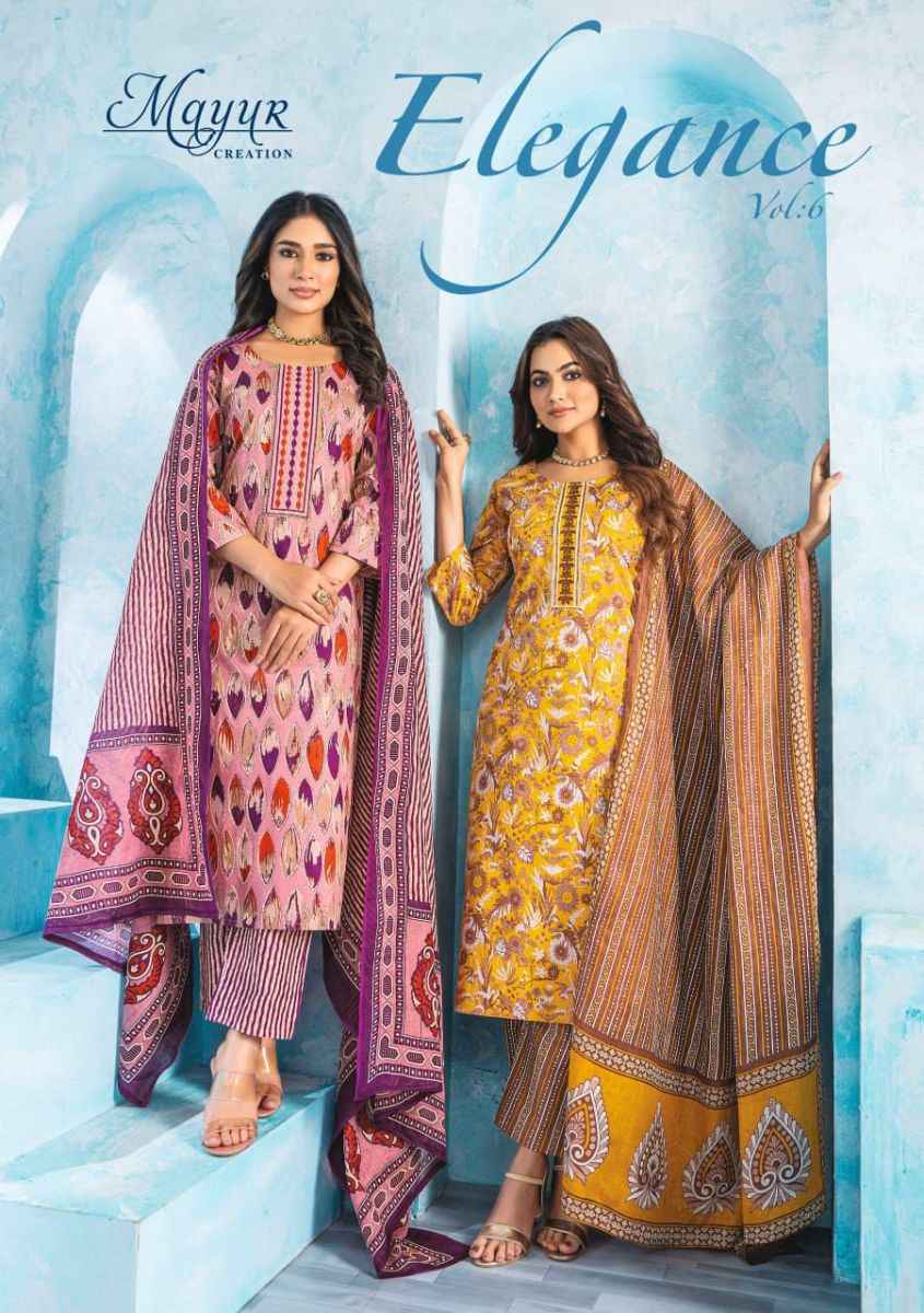 Mayur Creation Elegance Vol-6 Cotton Readymade Suit (10 pcs Catalogue)