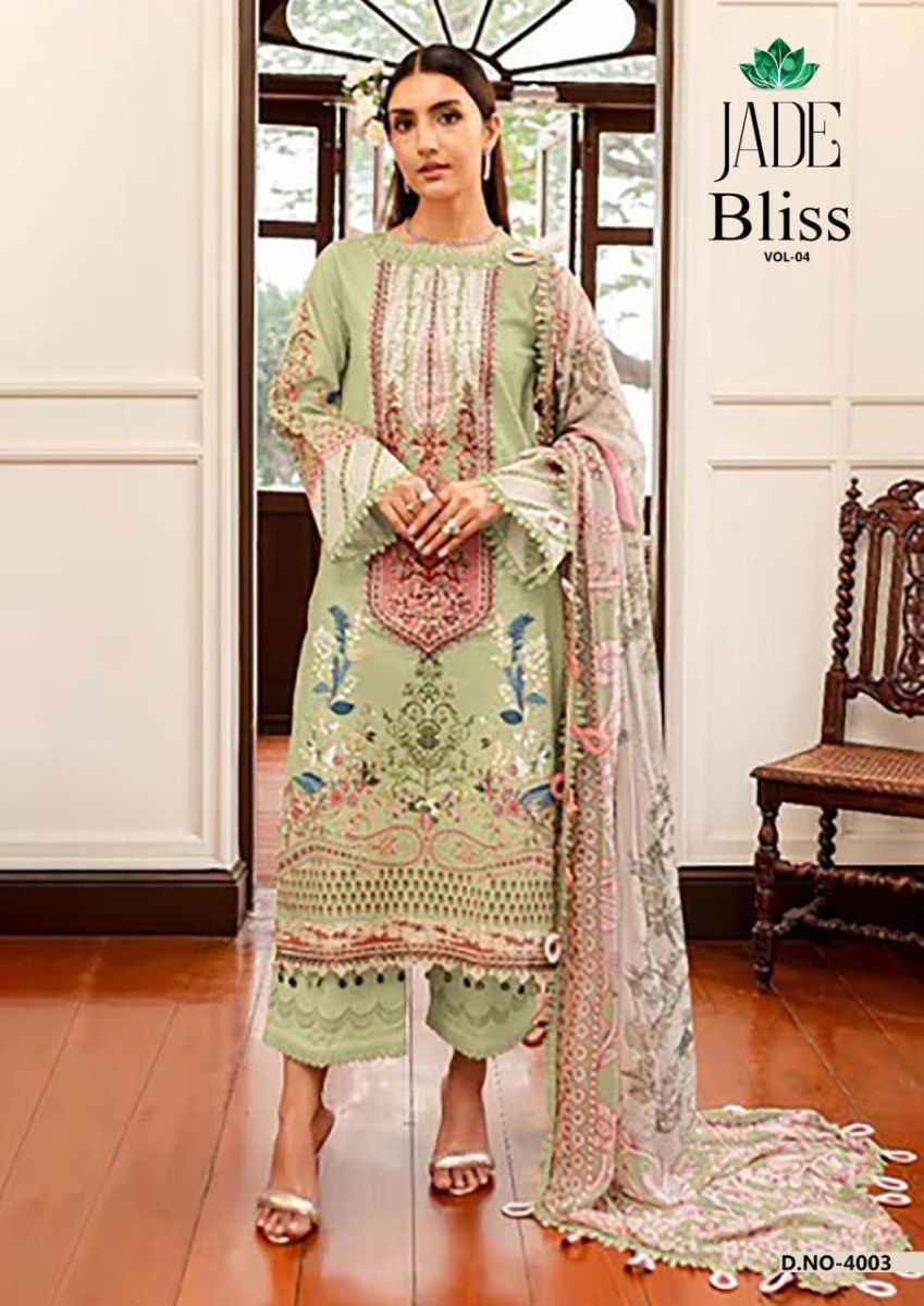 Nand Gopal Jade Bliss Vol-4 Cotton Dress Material (6 pcs Catalogue)