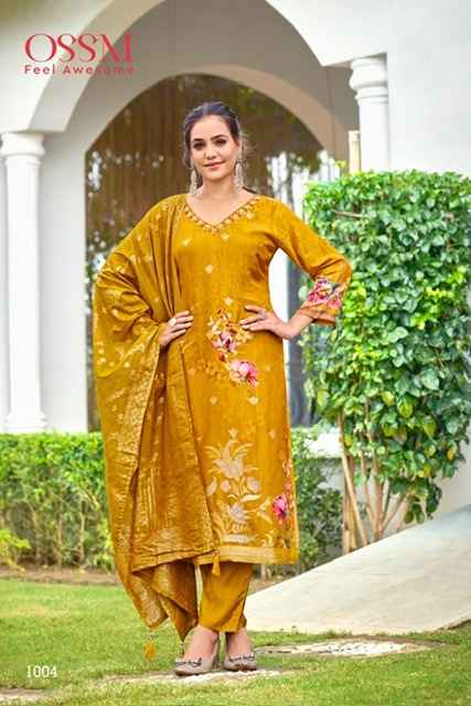 Ossm Mandira Pure Viscos Readymade Suit (6 pcs Catalogue)