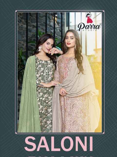 Parra Studio Saloni Chanderi Readymade Suit (5 pcs Catalogue)