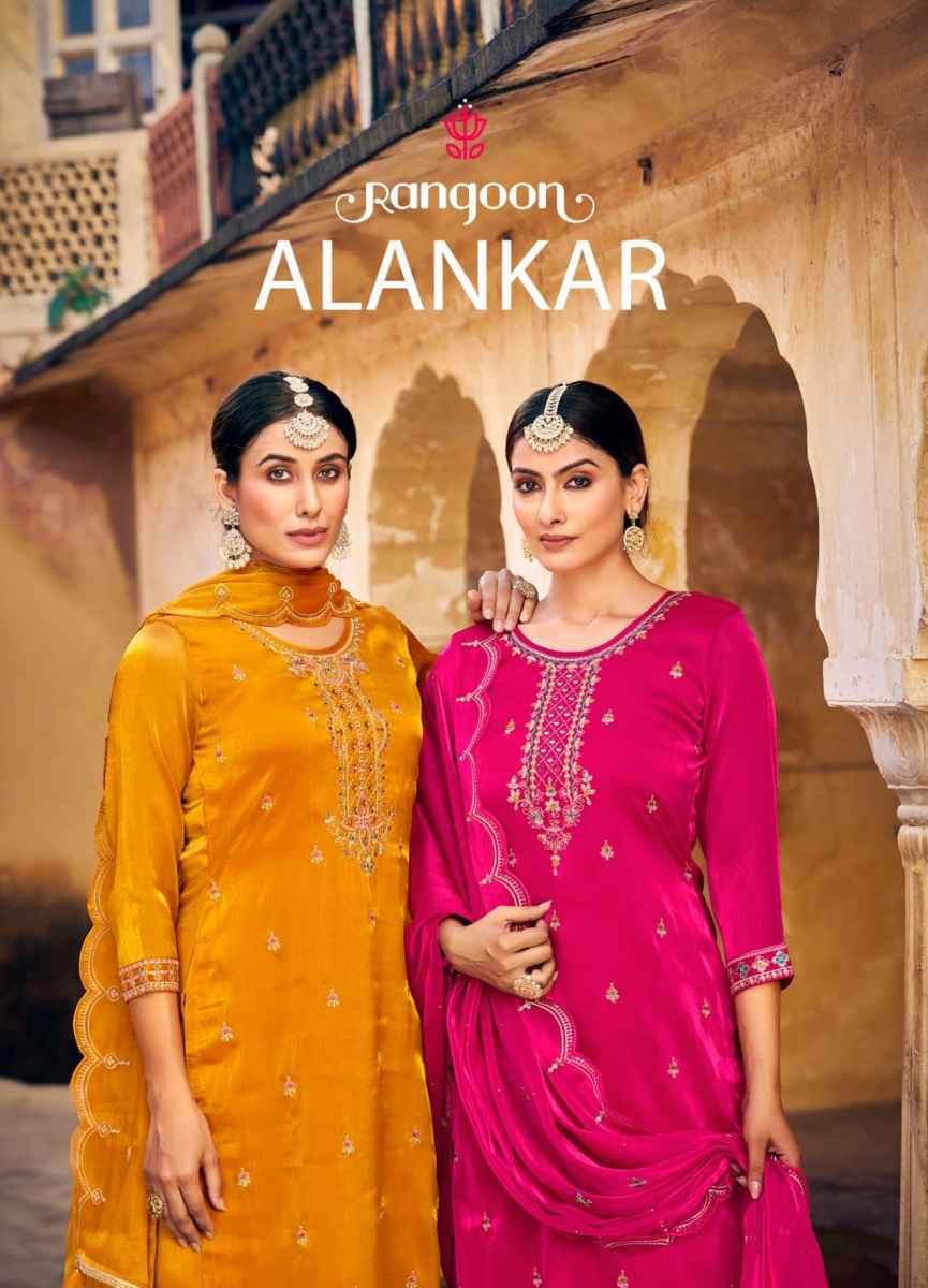 Rangoon Alankar Silk Readymade Suit (4 pcs Catalogue)