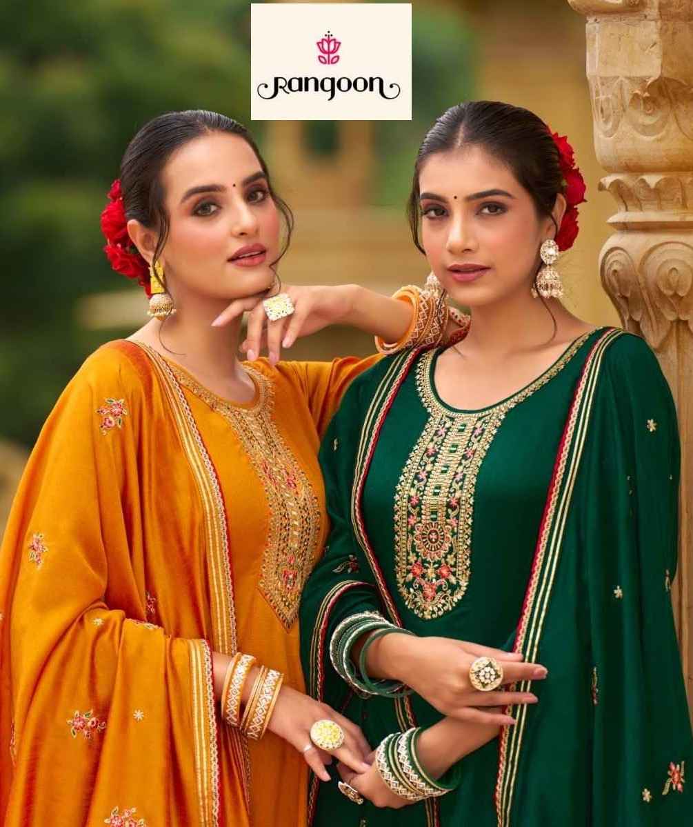 Rangoon Rihaana Vol-2 Silk Readymade Suit (4 pcs Catalogue