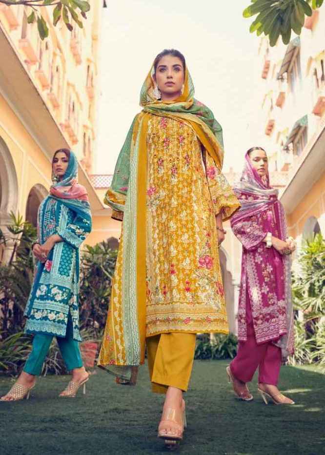 Romani Aarzu Vol-4 Cotton Dress Material (10 pcs Catalogue)