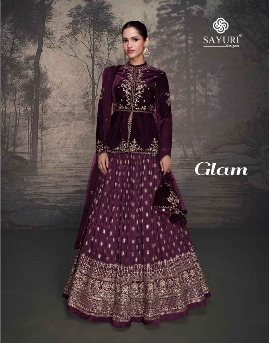 Sayuri Designer Glam Velvet Embroidery Readymade Suit (2 pcs Catalogue)