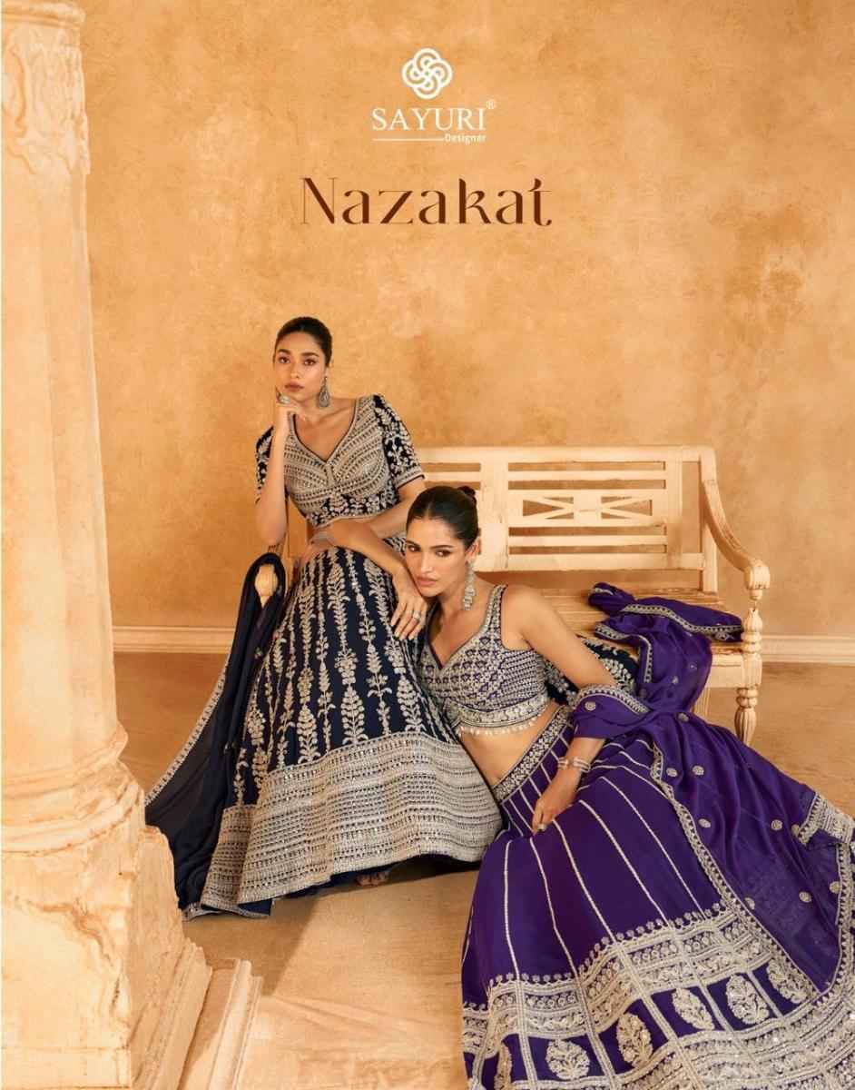 Sayuri Designer Nazakat Georgette Readymade Dress (3 pcs Catalogue)