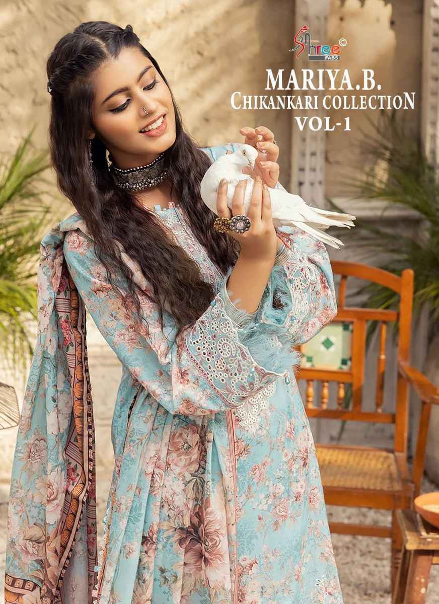 Shree Fabs Mariya B Chikankari Collection Vol-1 Cotton Dress Material (6 pcs Catalogue)