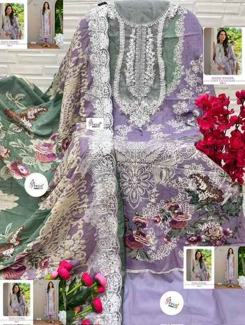 Shree Fabs Needle Wonder Lawn Collection Vol-5 Cotton Dress Material (6 pcs Catalogue)