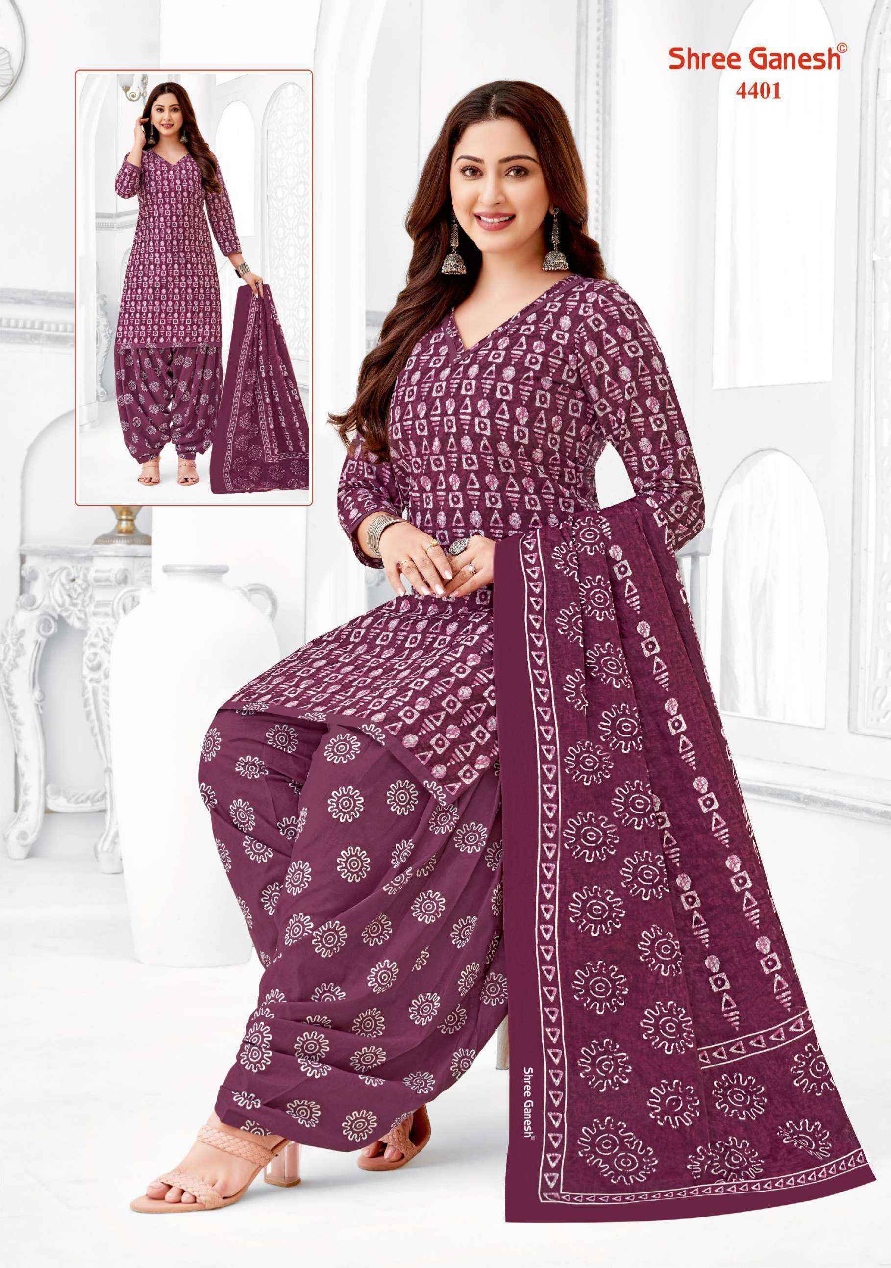 Shree Ganesh Hansika Vol-24 Cotton Dress Material (36 pcs Catalogue)