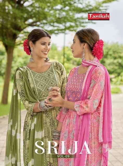 Taniksh Srija Vol-9 Rayon Readymade Suit (8 pcs Catalogue)